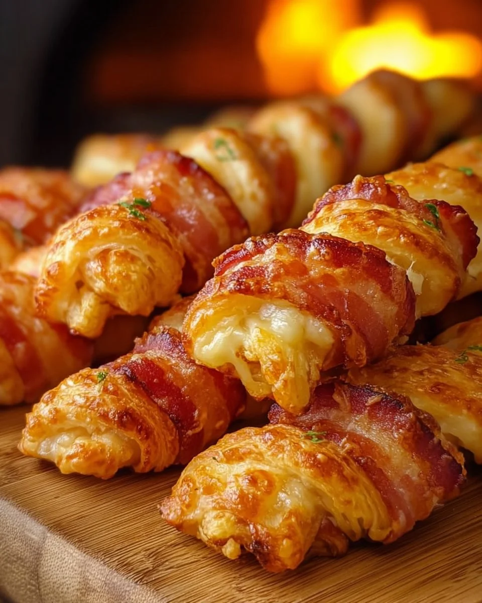 Cheesy Bacon Twists in the Air Fryer