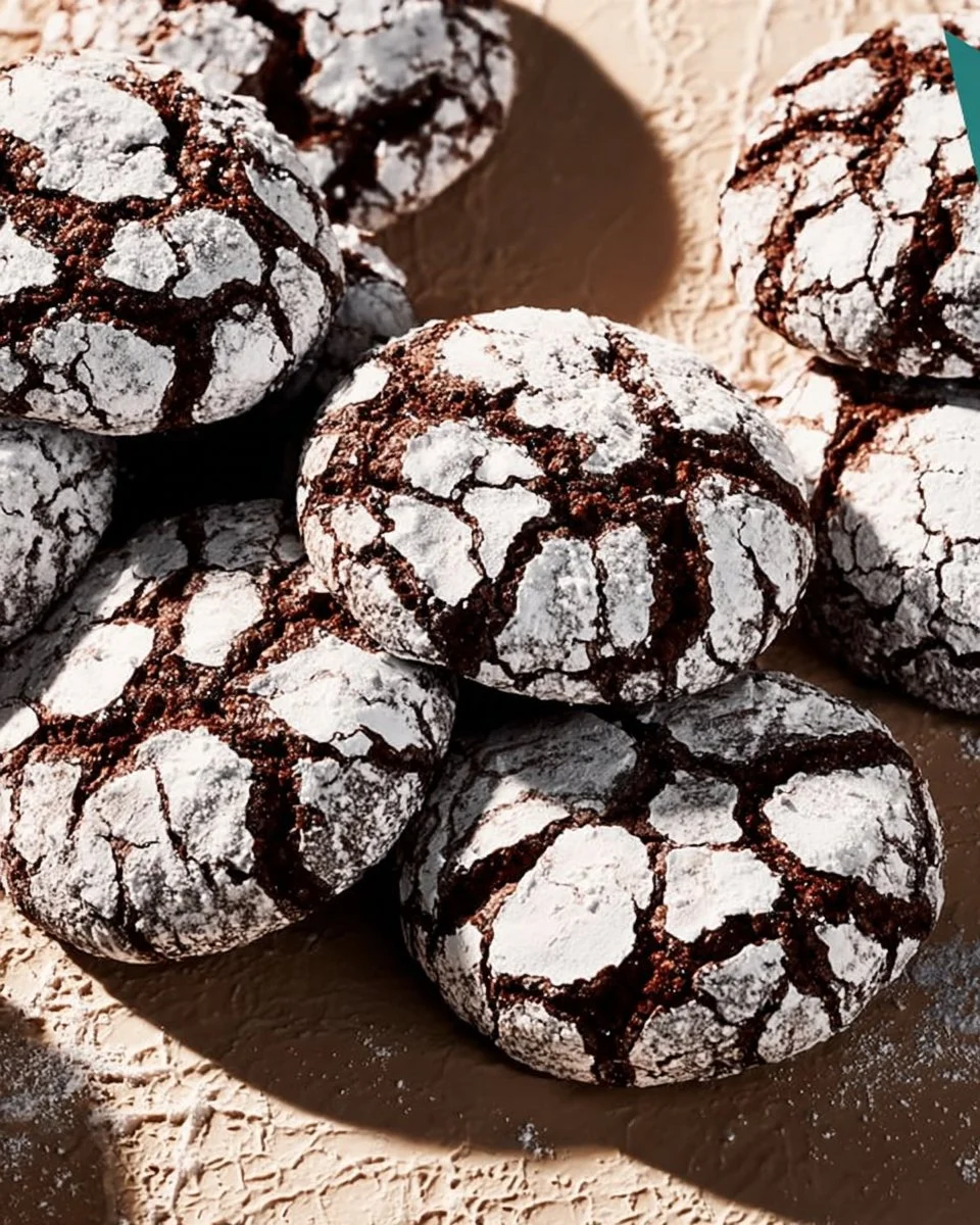 Chocolate Crinkle Cookies