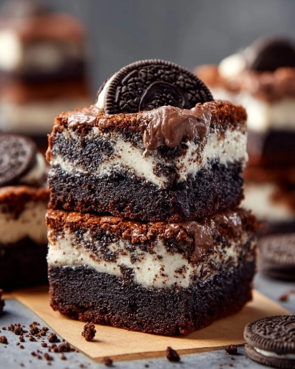 Cookies and Cream Brownies