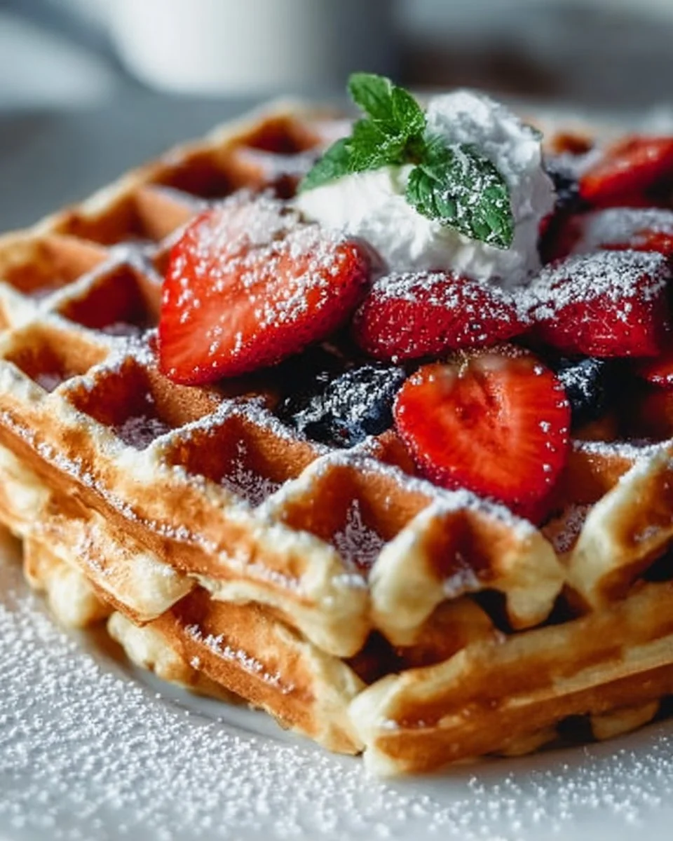 Crispy Belgian Waffles You'll Crave Every Morning