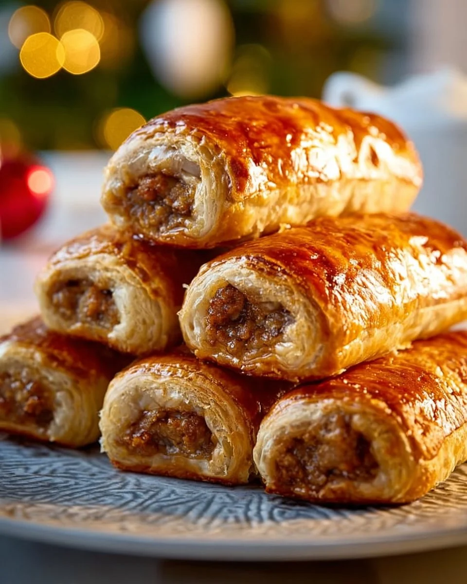 Easy Christmas Sausage Rolls