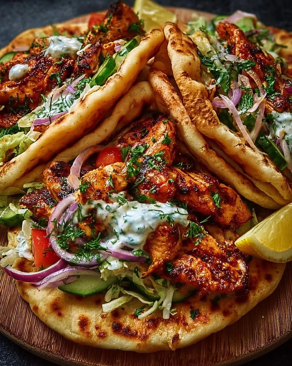 Flavor-Packed Chicken Pitas