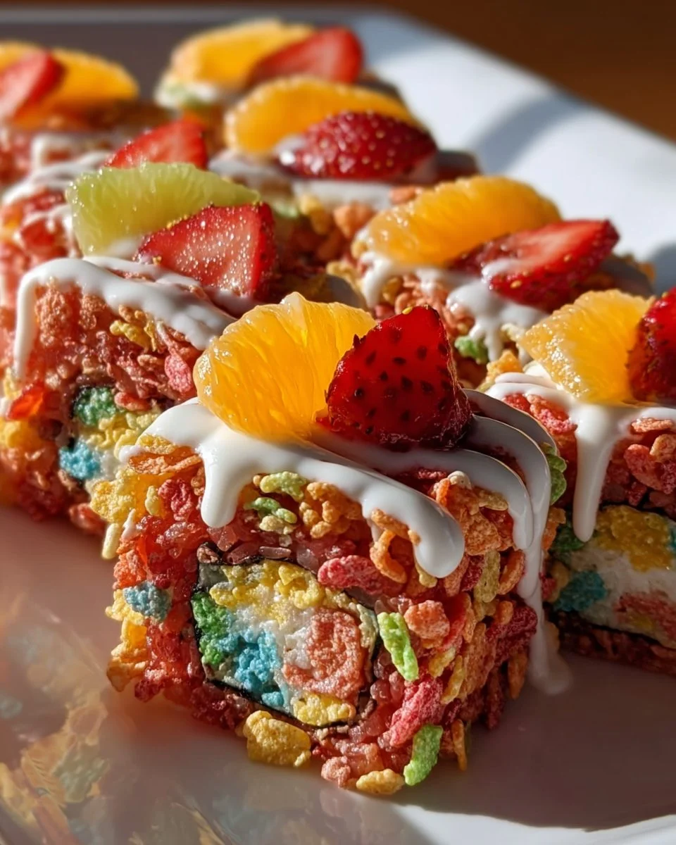 Fruity Pebbles Sushi