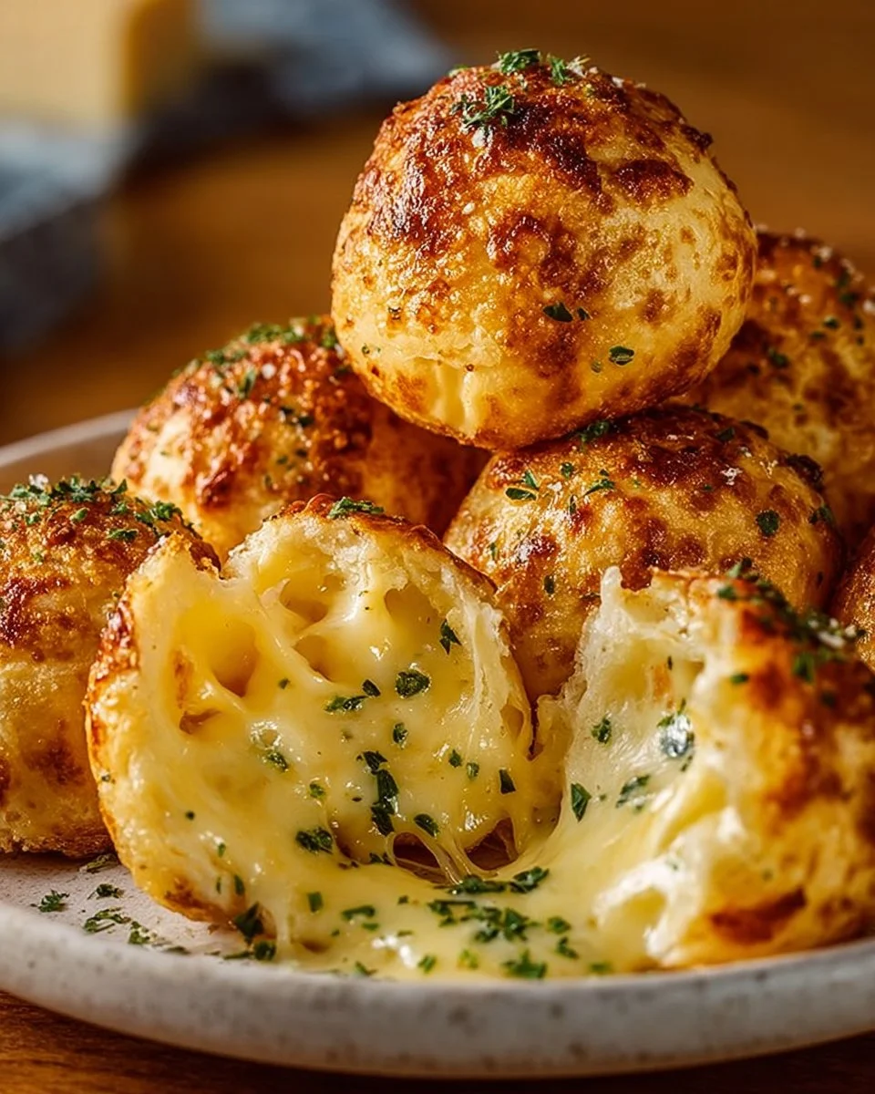Garlic Butter Cheese Bombs