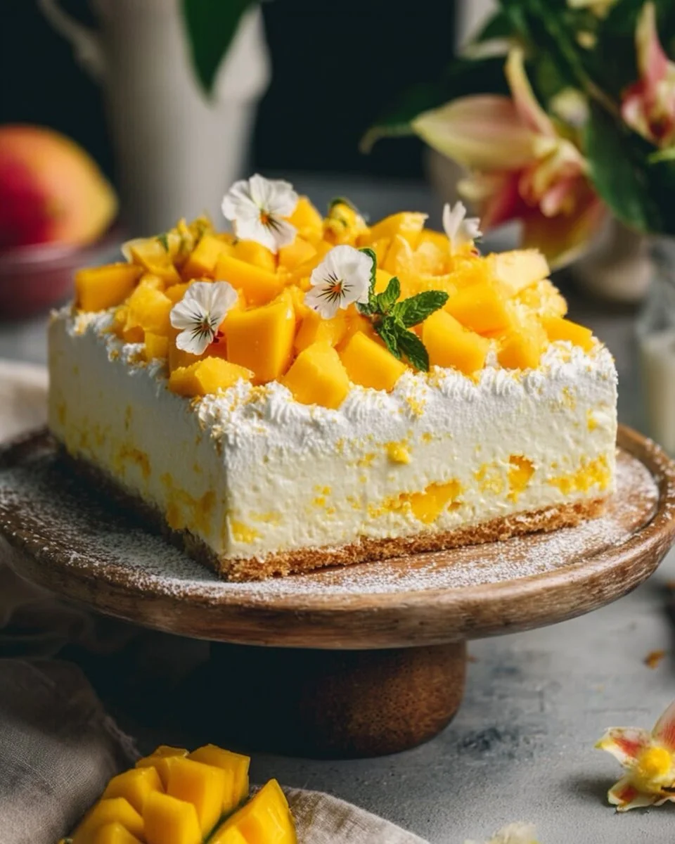 Mango Lassi Tres Leches Cake: Summer's Tropical Delight