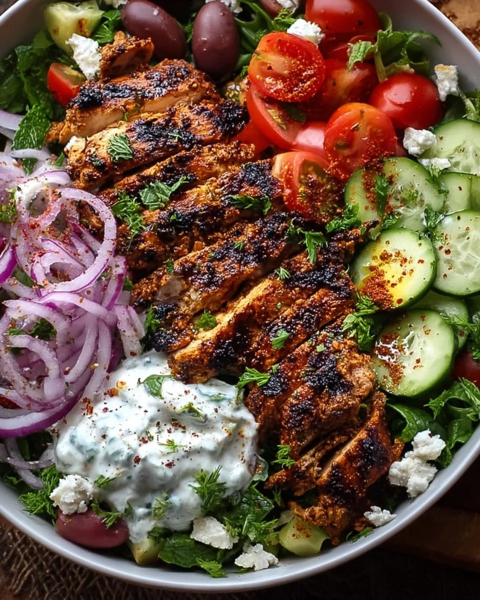Spiced Grilled Chicken Salad
