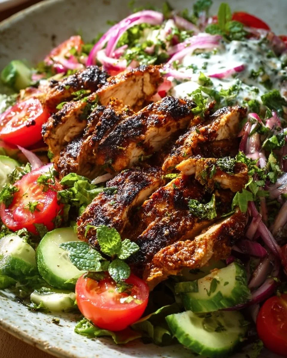 Spiced Grilled Chicken Salad