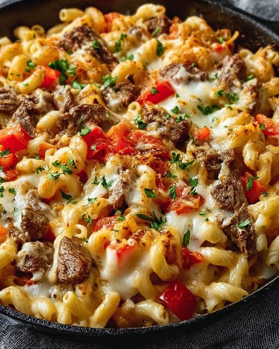 Steak & Pepper Jack Queso Mac: Your New Comfort Food Fix