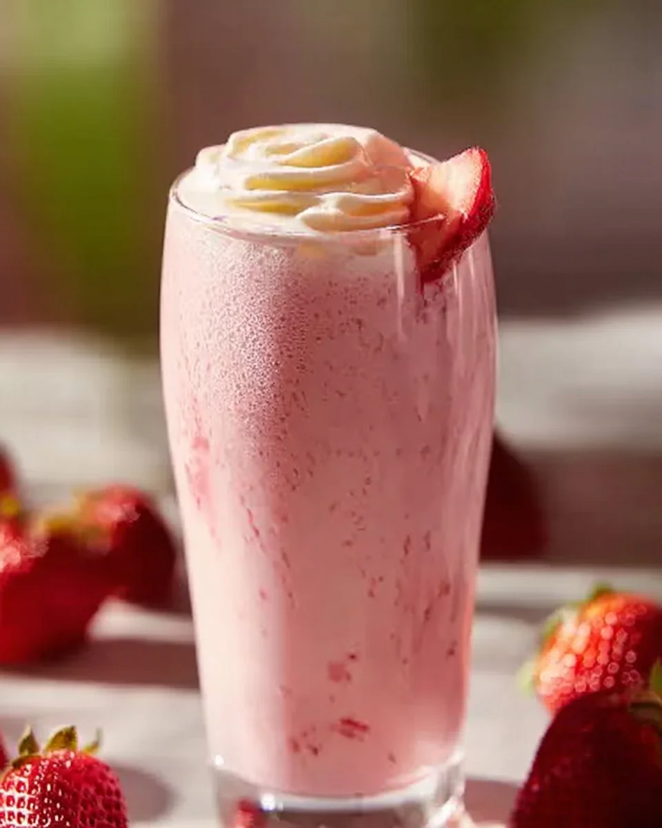Tropical Strawberry Colada Smoothie for a Refreshing Day