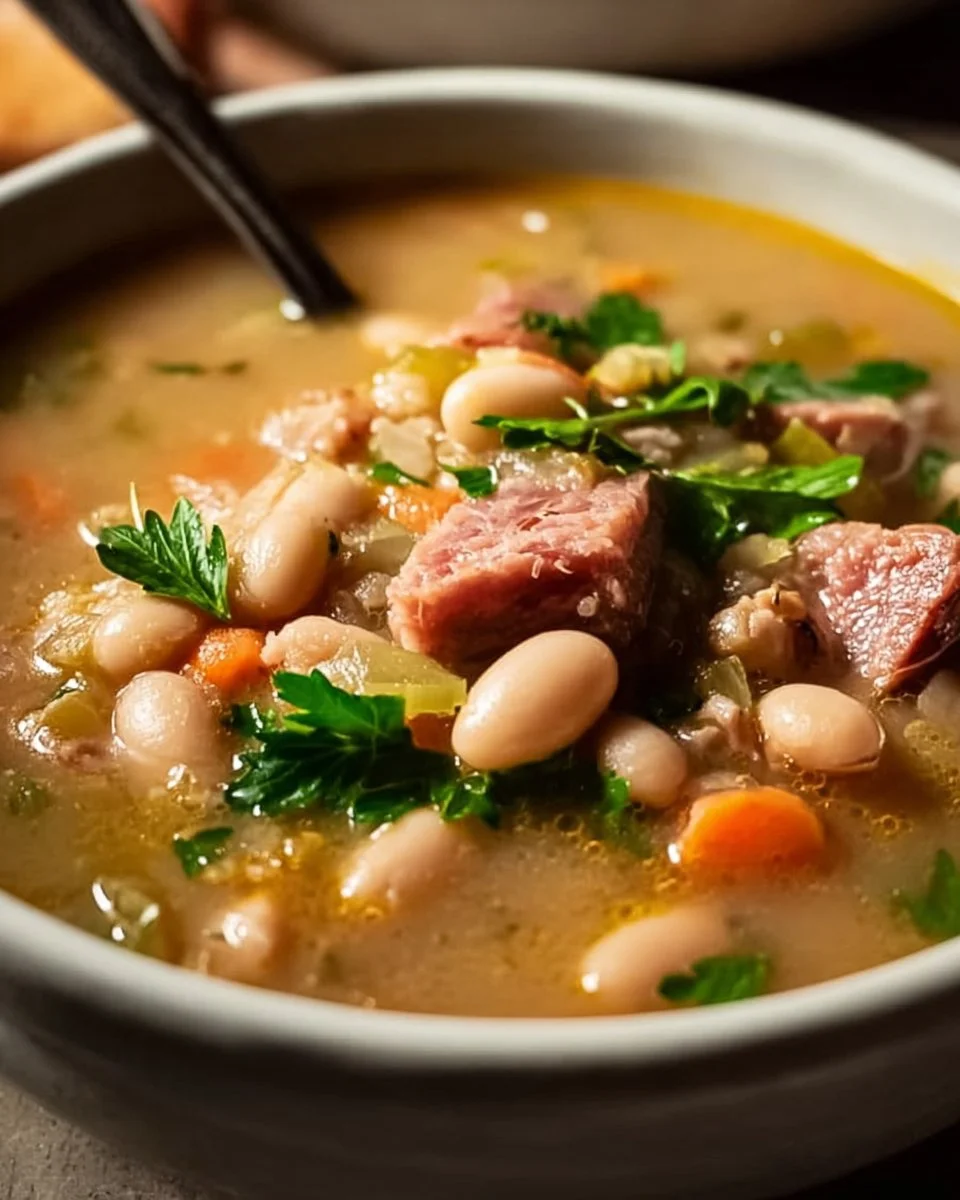 White Bean and Ham Hock Soup