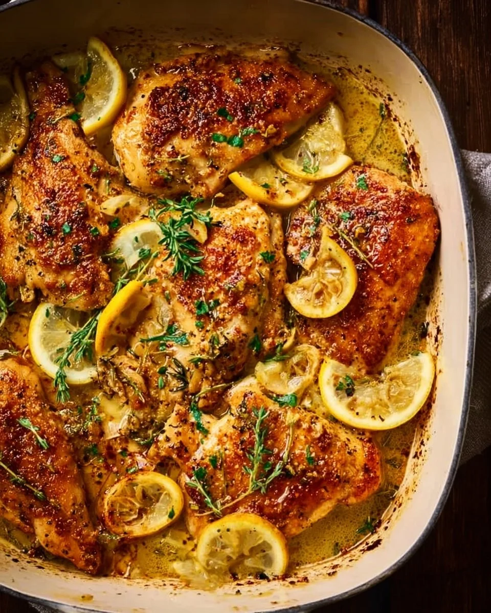 Baked Lemon Butter Chicken
