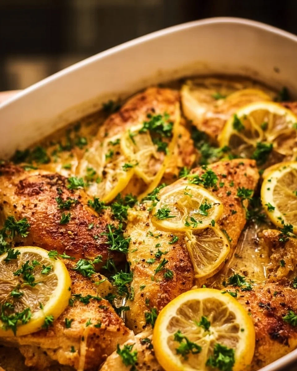Baked Lemon Butter Chicken