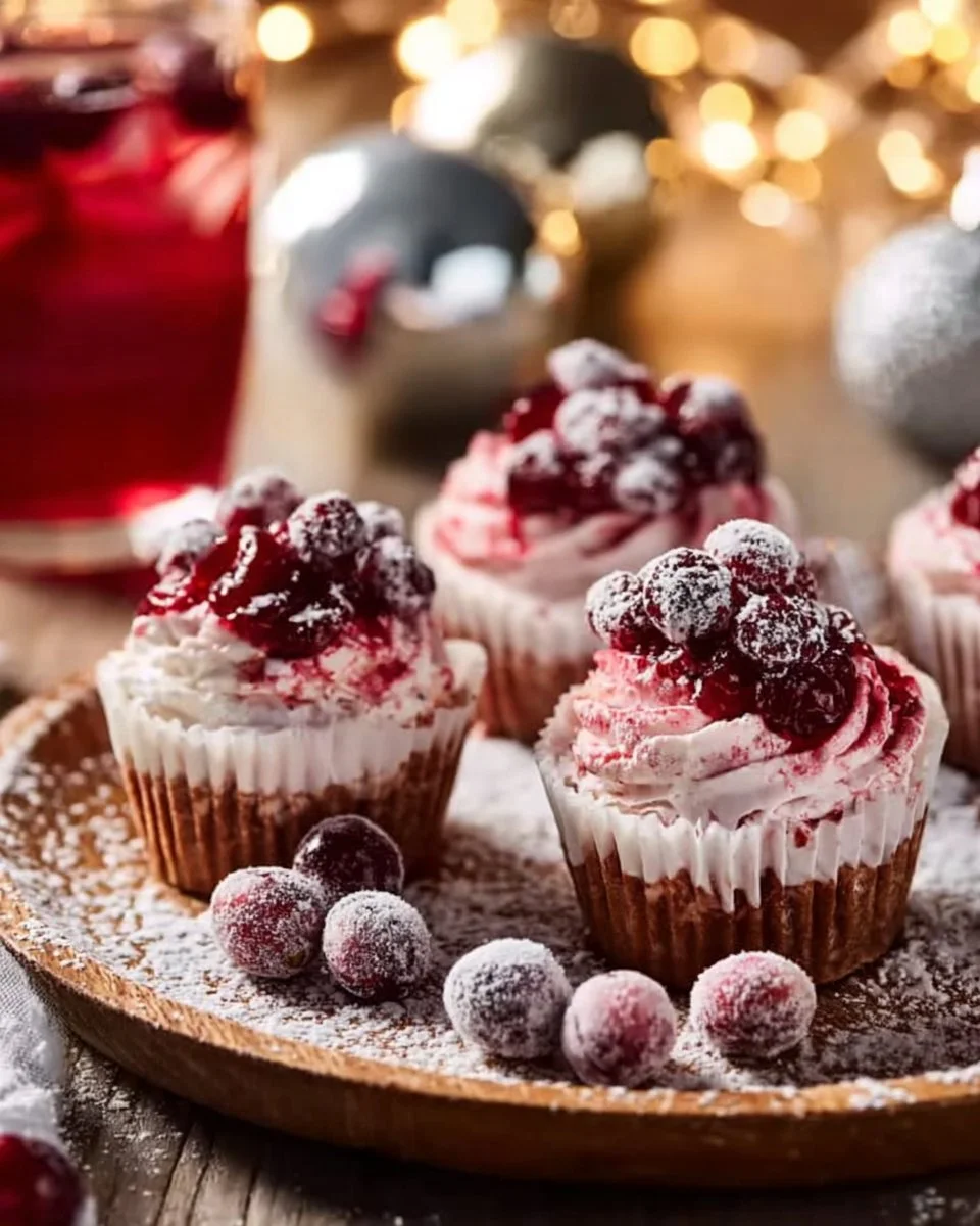 Cranberry Mousse Cups