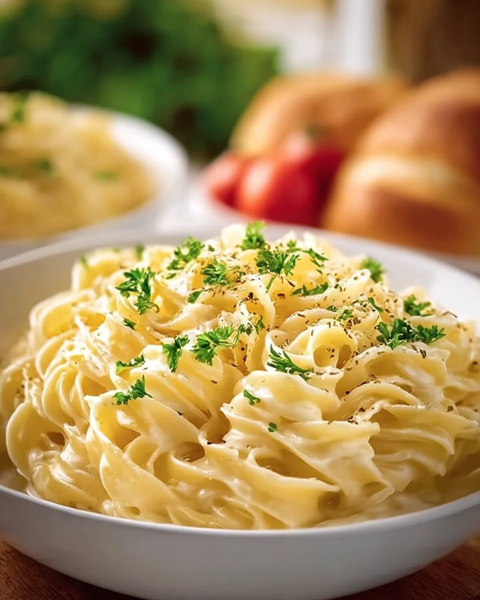 Creamy Cafeteria Noodles