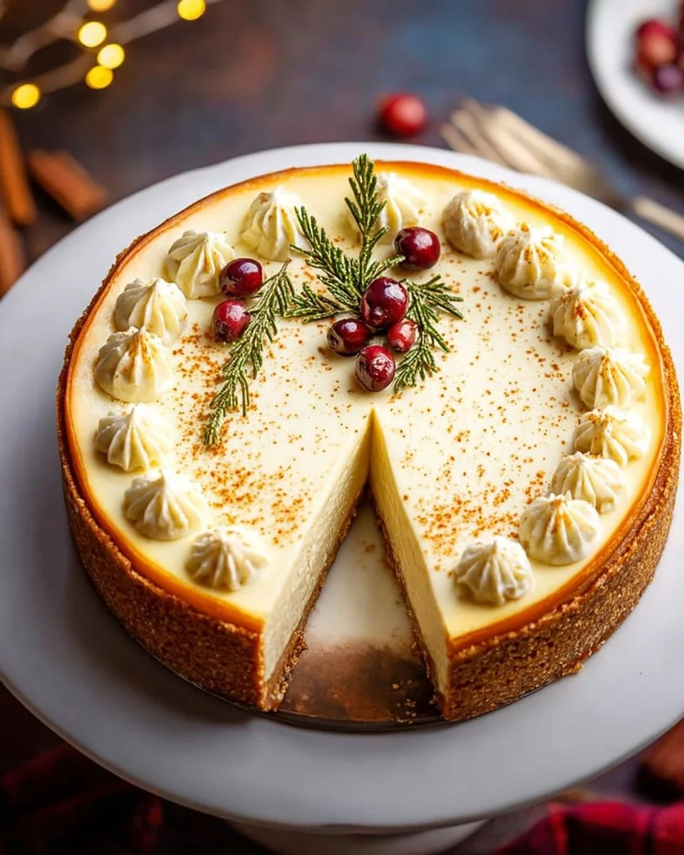 Eggnog Cheesecake
