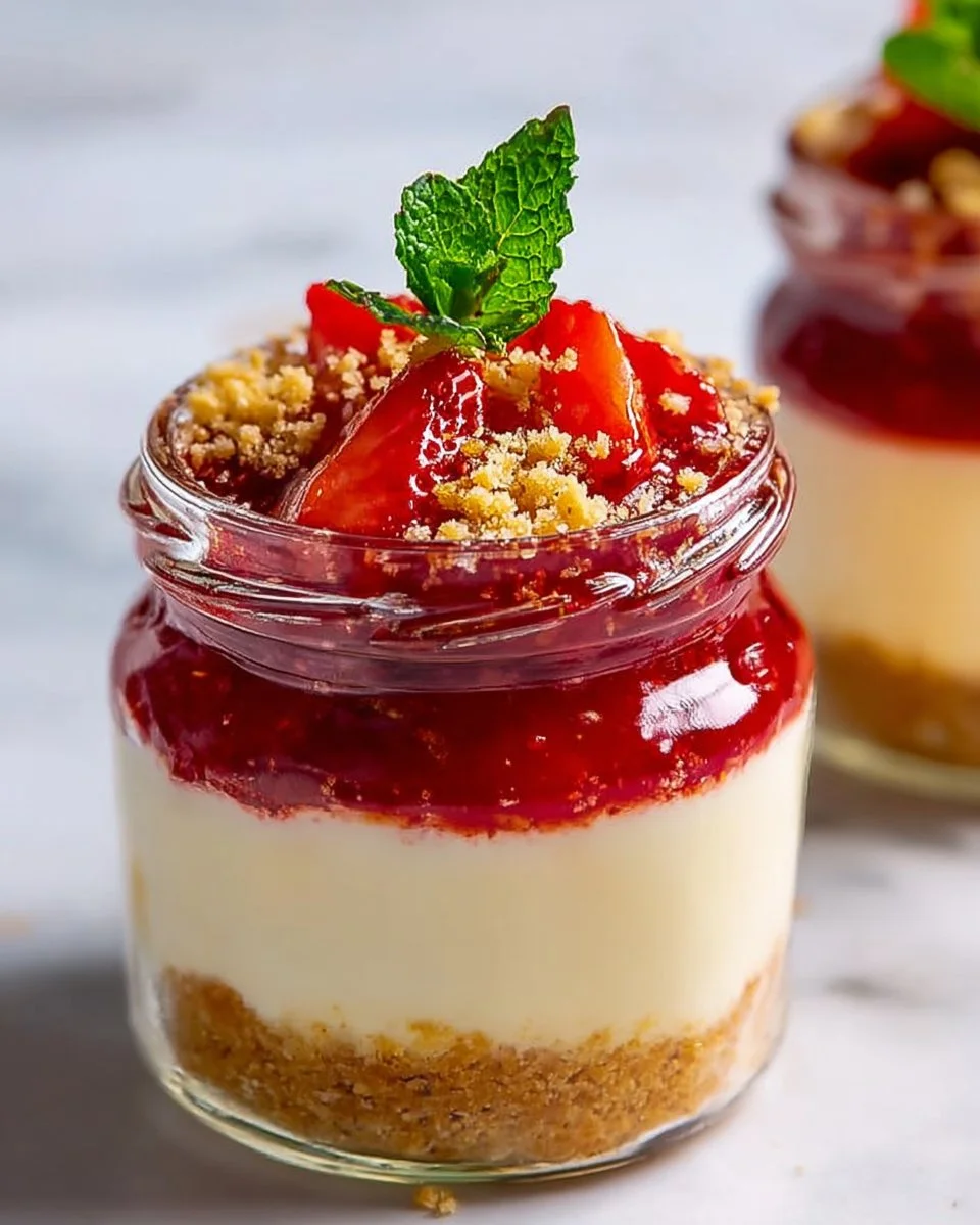 High-Protein Cheesecake Jars