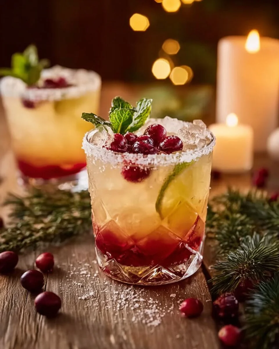 Ultimate Christmas Mistletoe Margarita
