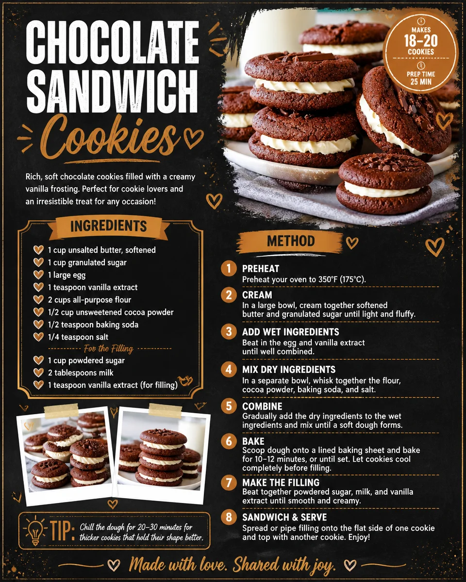 Chocolate Sandwich Cookies