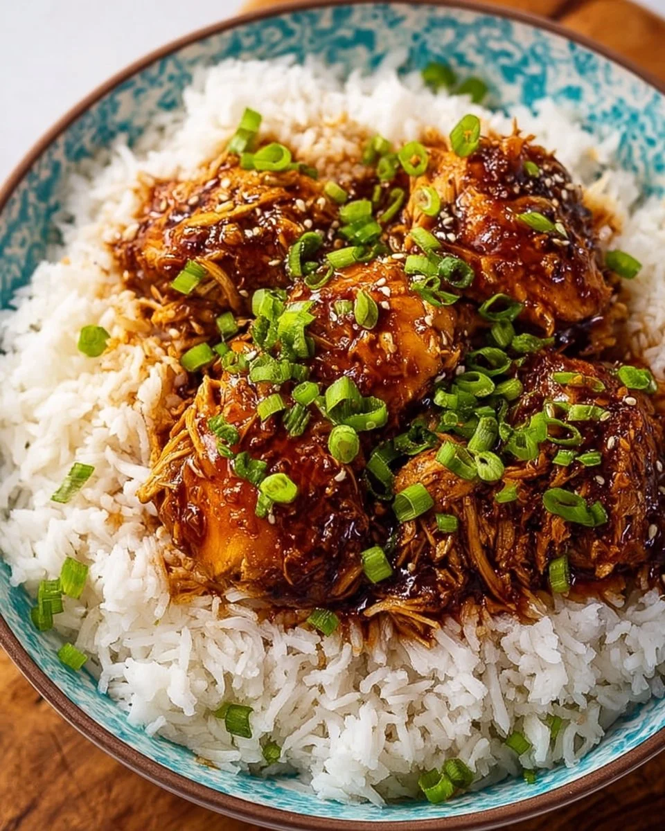 Honey Garlic Chicken and Rice