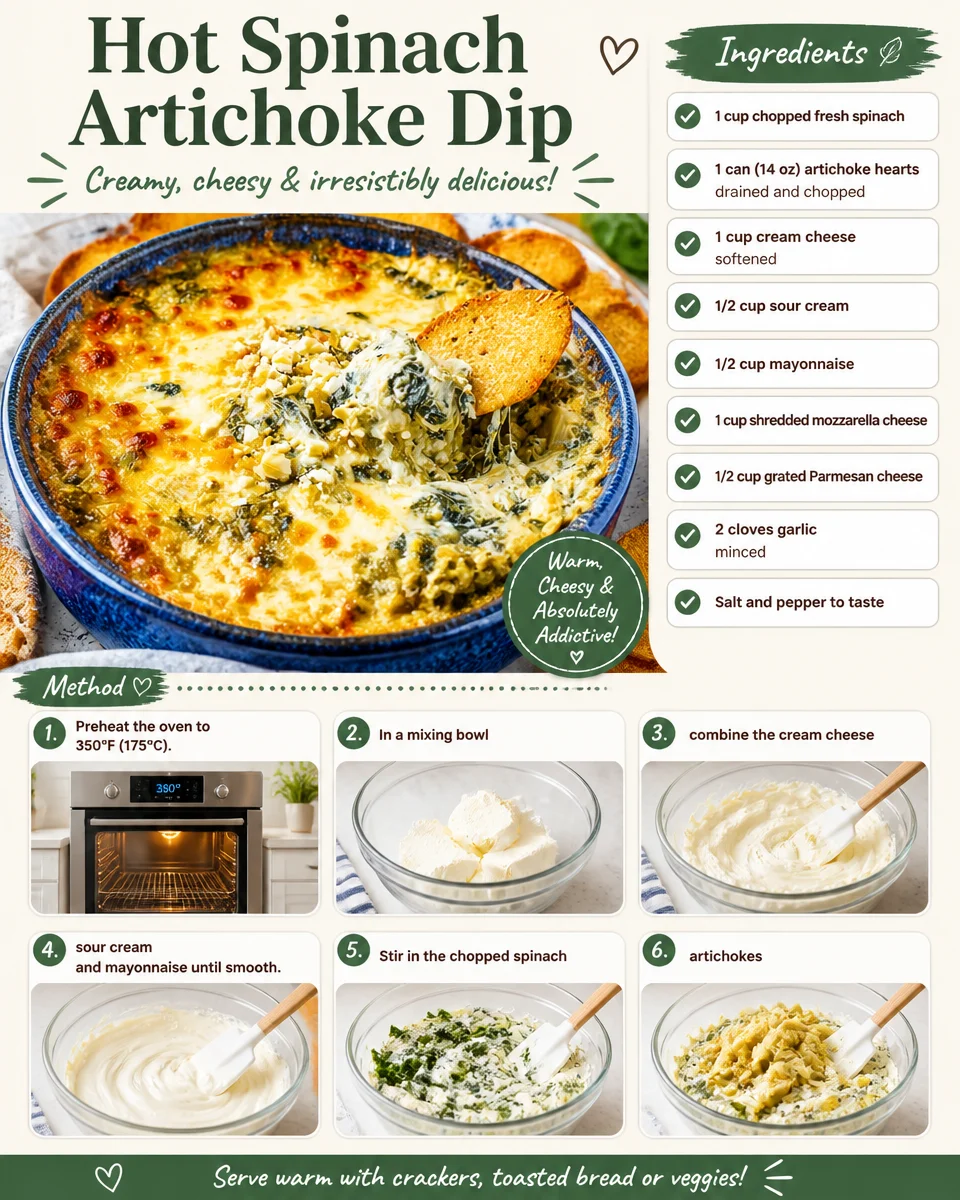 Hot Spinach Artichoke Dip