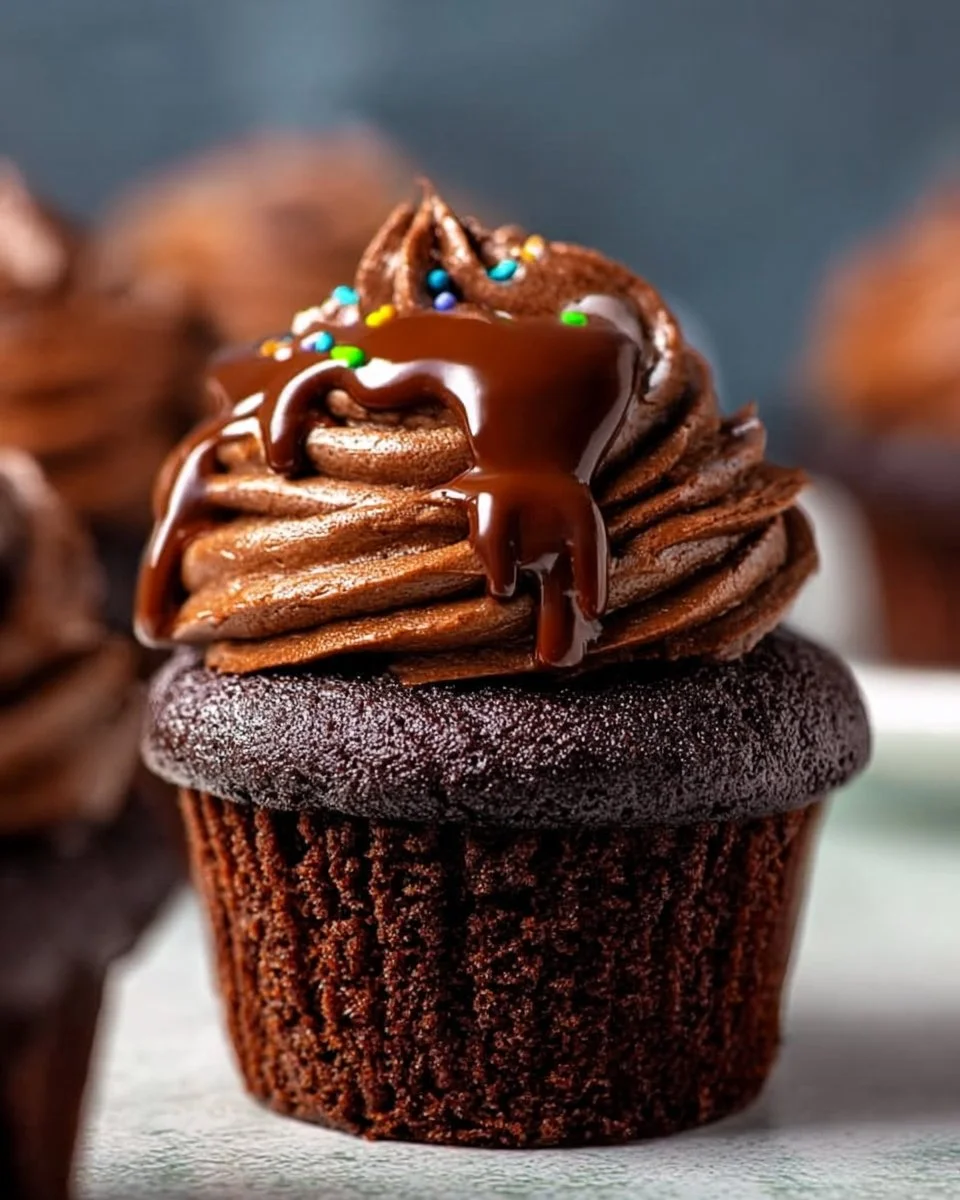 Ultimate Double Chocolate Cupcakes