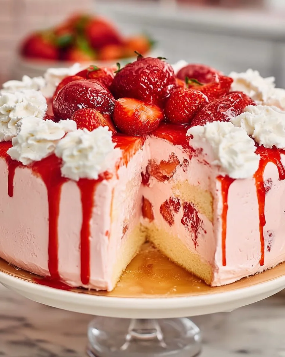 Strawberry Heaven on Earth Cake